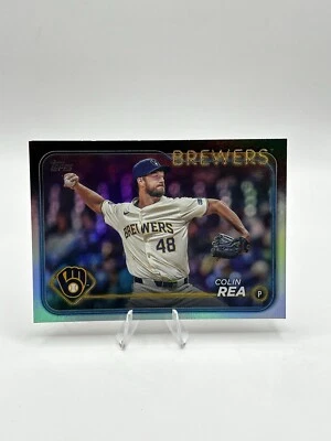 2024 Topps Update #US171 Colin Rea Rainbow Foil  Milwaukee Brewers - Image 1 of 2