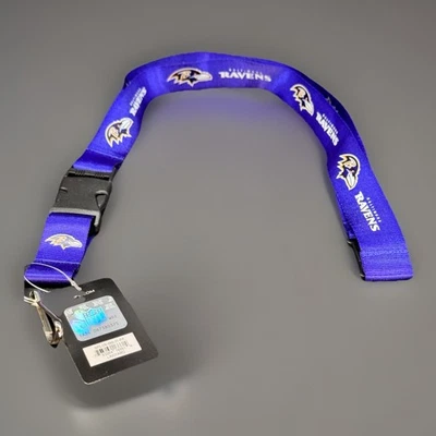 Baltimore Ravens NFL Lanyard Official Team Logo Keychain ID Badge Holder NEW NWT - Image 1 of 4