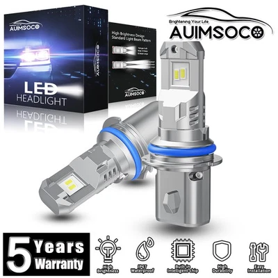 For Ford E-250 2003-2007 2x 9007 LED Headlight Kit Bulbs Hi/Lo Beam Super Bright - Image 1 of 4