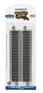 Bachmann 44597 HO Nickel Silver 9" E-Z Track Power Terminal w/Insulated Gap - Picture 1 of 1