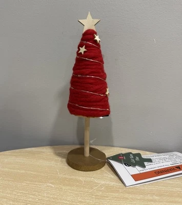 Hilo Iluminado Árbol de Navidad Figura Rojo Objetivo Bullseye Parque Infantil Foto 1 de 4