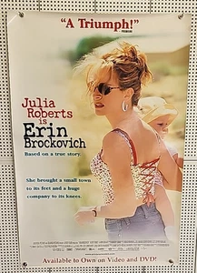 2000 Erin Brockovich Original One Sheet Rolled Movie Store Poster 27X40 - Picture 1 of 11
