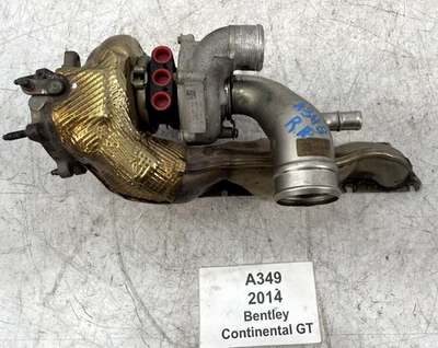 ✅ Turbocompresor pasajero derecho 13-17 OEM Bentley Continental GT GTC 4,0 L V8 106 k Foto 1 de 4