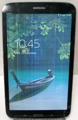 Samsung Galaxy Tab 3 8" Tab, 1.5GB RAM, 16GB - Black - SM-T310 - Image 1 of 3