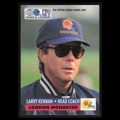 Larry Kennan #86 1991 Pro Set WLAF London Monarchs Football Card NFL NM - Image 1 of 3