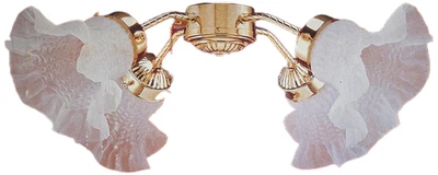 NIB Palm-air antique brass ceiling fan light kit TLK-401 - Image 1 of 4