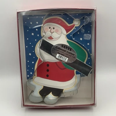 Cortador de galletas vintage Fox Run 11,5" gigante colosal SANTA CLAUS metal Navidad Foto 1 de 4