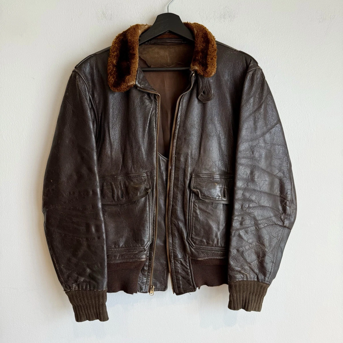 Navy G1 Flight Jacket Indiana Original Ww2 Collectible US Uniforms