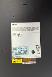 H3C S6800-54QT-H3 48 portów 10G Zasilanie 6 portów QSFP + 40G Przełącznik rdzeniowy - Zdjęcie 1 z 4