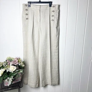 Pantalones largos Ann Taylor de pierna ancha nuevos con etiquetas - Imagen 1 de 12
