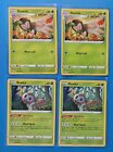 2X Dartrix 007/072 & 2X Rowlet 006/072 Pokemon Card Shining Fates Nm