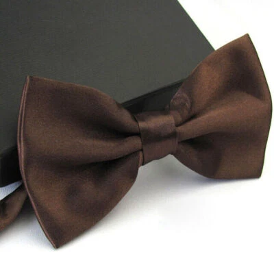 Mens Bow Tie Pre-tied Fashion Novelty Adjustable Tuxedo Bowtie Wedding Necktie - Image 1 of 4