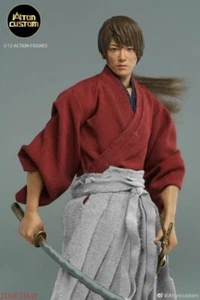 6 Inch Atoncustom 1/12 Rurouni Kenshin Himura Shinta Action Figure Moveable Gift - Picture 1 of 12