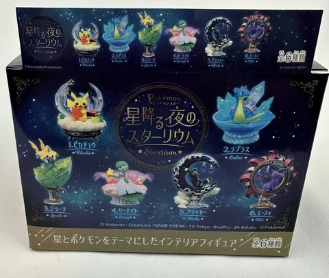 Pokémon Re-Ment Raining Stars Starrium - Complete Set of 6 Case Umbreon Espeon Cover