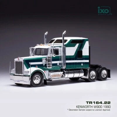 IXO 1/43 TR164 KENWORTH W900 1990 White/Green"BIG SLEEPER" TRUCK TRACTOR CAB USA - Immagine 1 di 4