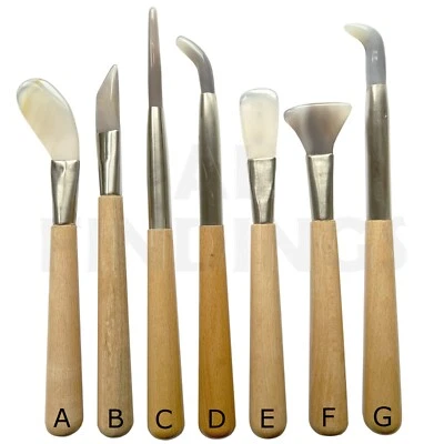 Agate Burnisher Premium Range Various Shapes Jewellers Shaping Crafting Tool - Image 1 of 2