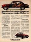 1975 Peugeot 504 Pininfarina Design "A Different Kind Of Luxury Car." Print Ad