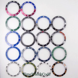 Anillo bisel de cerámica/aleación con inserto de bisel de reloj inclinado de 39,8 mm para reloj de 43 mm para hombre - Imagen 1 de 35
