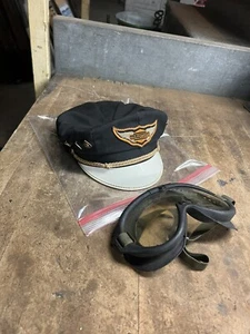 Cappello berretto e occhiali da lavoro HD Harley Davidson AMA Pins moto corsa orlo - Foto 1 di 24