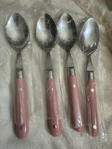 Vintage Stainless Steel Mardi Gras-Mauve Flatware by Washington Forge 4 Tbsp. - Picture 1 of 4