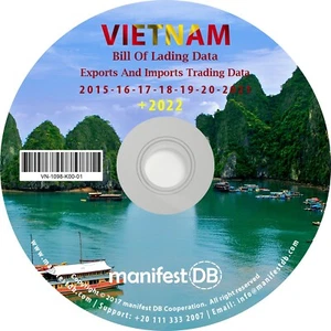 Vietnam Exports and Imports Trading | Bill of lading data Disk | manifestDB - Picture 1 of 1