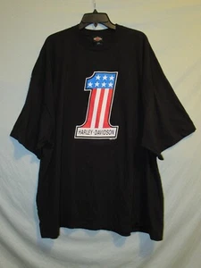 T-shirt Harley Davidson 1 Saluting All Who Serve 5XL Mackinaw Traverse City Zips - Foto 1 di 3