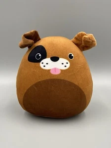 BenBen 5.6” Squish Face Puppy Dog Brown W/ Eye Spot Soft Stuffed Animal - Picture 1 of 8