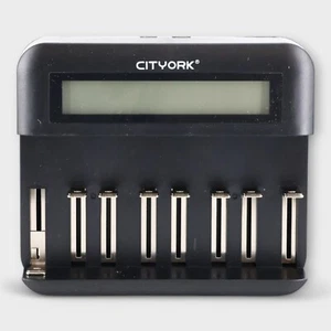 Cityork 8 Bay LCD Universal Battery Charger - Picture 1 of 4
