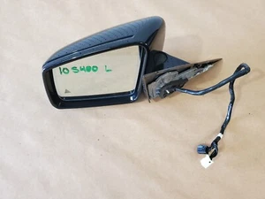 2010 MERCEDES S400 HYBRID S550 W221 SIDE MIRROR DOOR MIRROR LEFT BLACK C040 - Foto 1 di 14