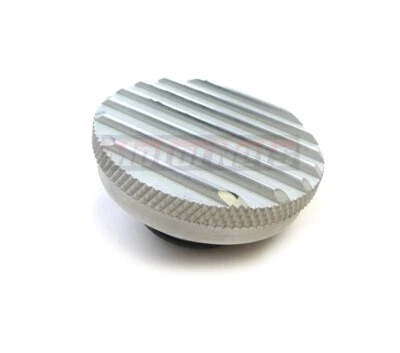Radiator Cap 16 lbs PSI Muscle Car Knurled Grip Finned Billet Aluminum Universal - Image 1 of 4