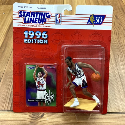 UNOPENED Starting Lineup 1996 Damon Stoudamire Toronto Raptors NBA Action Figure Cover