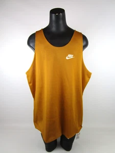Vintage 90er Nike Mesh wendbares Basketball Trikot Tank Top Herren 2XL gelb weiß - Bild 1 von 12
