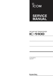 Najwyższa jakość ~ Instrukcja serwisowa Icom IC 9100 - Zdjęcie 1 z 1