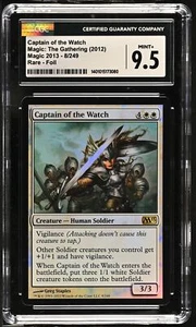 CAPTAIN OF THE WATCH 2013 Core Set Foil Rare CGC 9.5 MTG [Nostalgium] - Picture 1 of 2