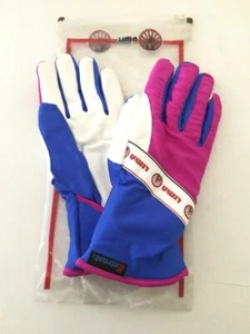 GUANTI MOTO IN MEMBRANA/PELLE LIMA ORIGINALI ANNI '80/'90 MADE IN ITALY - BIANCO - Picture 1 of 4