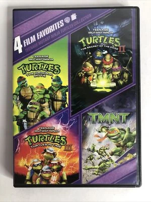 Teenage Mutant Ninja Turtles Original Movie II III & TMNT DVD 4 Film Favorites  - Image 1 of 4