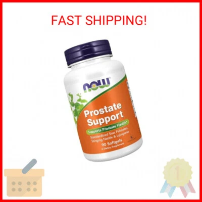Suplementos NOW Foods, soporte para próstata, soporte para próstata, con sierra estandarizada Foto 1 de 2