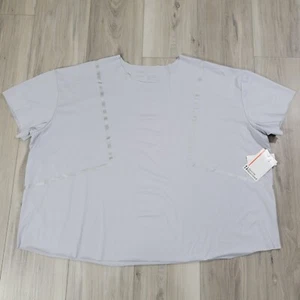 Sports Illustrated T-Shirt Women's 3X Artic Gray Round Neck Short Sleeve New - Picture 1 of 7