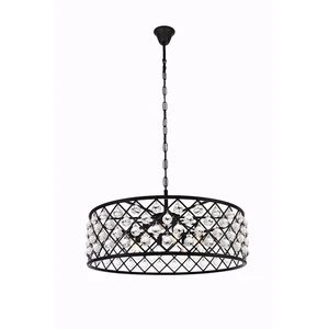 Urban Classic 1213 Madison 8 Light 32" Royal Cut Pendant, Brown - 1213D32MB-RC - Picture 1 of 1