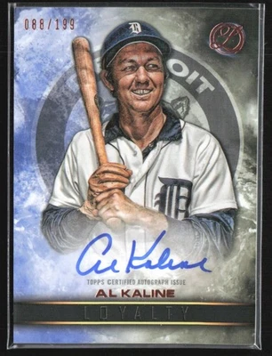 Al Kaline 2016 Topps Legacies Loyalty Auto /199 A #LA-AK Detroit Tigers - Image 1 of 2