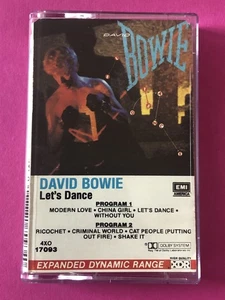 David Bowie - Let's Dance (Cass, Album, XDR) (Very Good Plus (VG+)) - Electronic - Picture 1 of 2