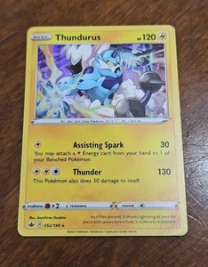 Pokemon - Thundurus - 052/198 - Holo Rare - Chilling Reign - LP - Picture 1 of 4