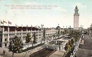 Postkarte Chicago Illinois White City Vergnügungspark 1909 Y23 - Bild 1 von 2