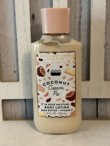 BATH & BODY WORKS CREMA DE COCO PASTEL LOCIÓN CORPORAL 8 oz tamaño completo nuevo descontinuado - Imagen 1 de 5