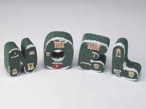 N-O-E-L Table Decoration Hand Painted - Picture 1 of 5