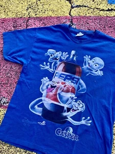 VTG 1995 Casper the Friendly Ghost Pepsi Soda Movie Promo Graphic Shirt USA XL - Picture 1 of 9