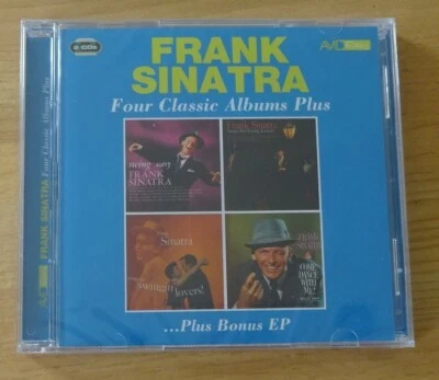 FRANK SINATRA--FOUR CLASSICALBUMS PLUS--2 CDS-STILL SEALED-55 TRKS-BRAND NEW--EX - Image 1 of 2