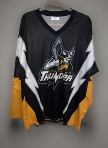Stockton Thunder ECHL Minor League Hockey Jersey Size XL Promo News 10am 103 Kat - Picture 1 of 12
