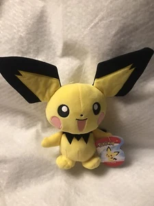 Juguete de peluche Wicked Cool Toys 9 pulgadas Pokemon Pichu nuevo con etiquetas - Imagen 1 de 9