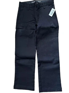 Old Navy Girls Size 6 Black Jack Straight Chino Leg School Uniform Pants NWT - Picture 1 of 5